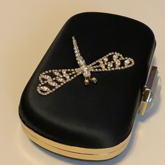 Franchi Evening Silk Clutch Designed In Italy - Picture 7 of 11